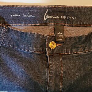 Lane Bryant Genius Fit Jeans Skinny 24 Petite Women's
